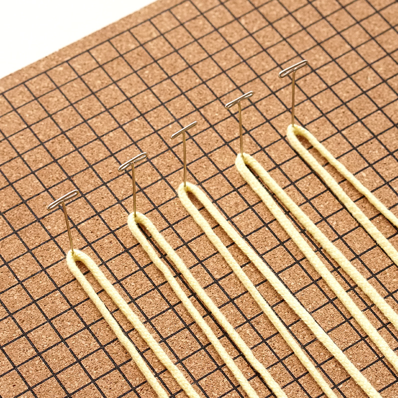 Xianhui macrame braided rope Square Soft pad DIY braided fixing tool cork board Amazon export