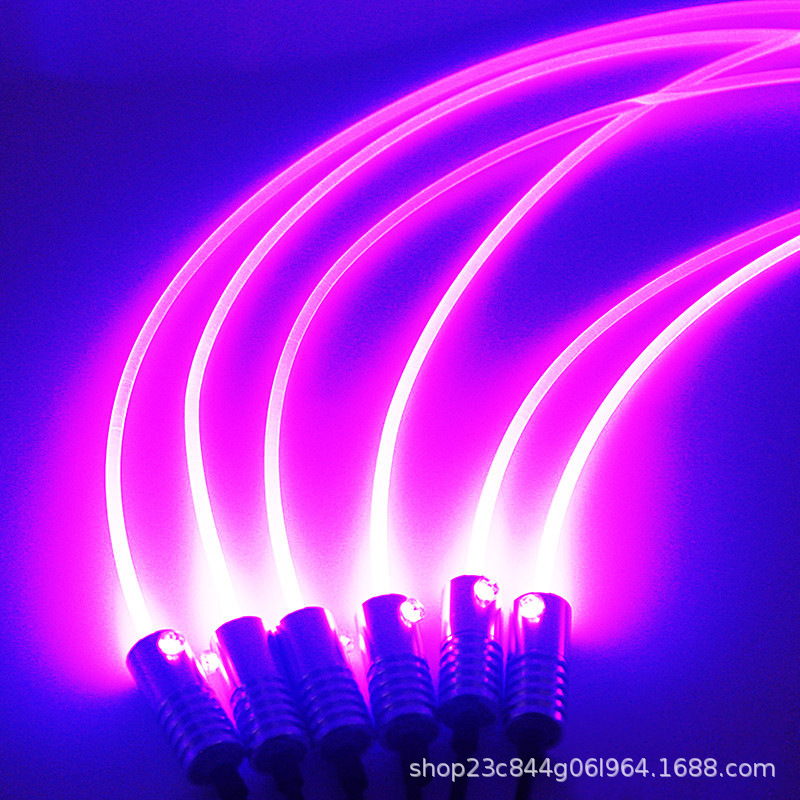 Fiber Optic Pattern Led Light Guide Decorative Strip Teflon Fiber Optic Cable High-Brightness Full-Body Light Guide Strip
