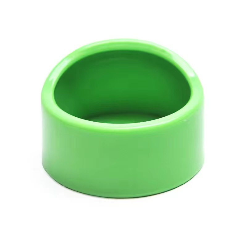 Hamster Food Bowl Anti-Ceramic Plastic Gold Wire Bear Food Box Semi-Circular Anti-Turning Anti-Gnawing Parrot Bird Small Hamster Food Bowl