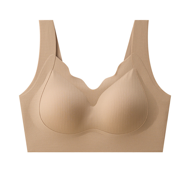 Traceless Underwear Women's Small Chest Push-up Parammary Litching Anti-sagging Soft Support Bra Beautiful Back Comfortable Breathable Thin