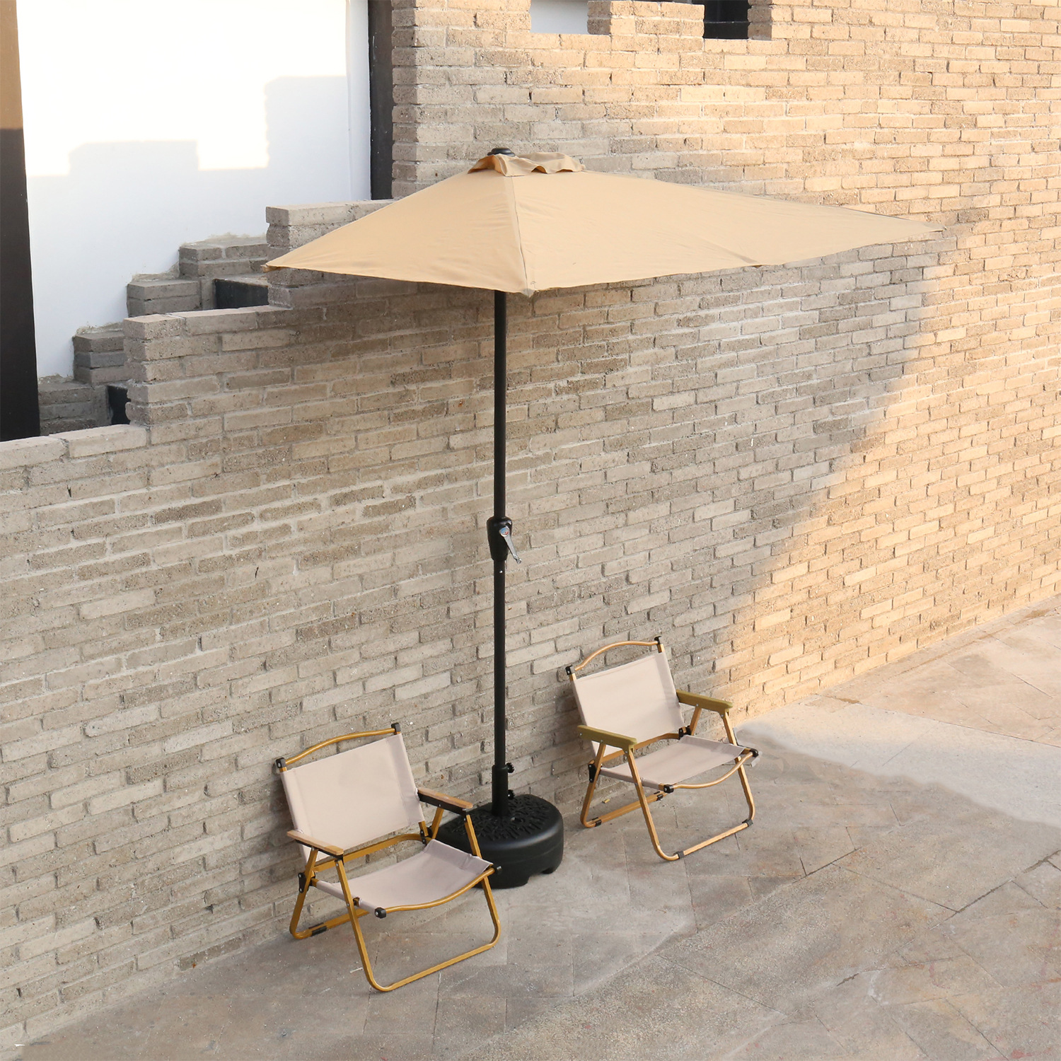 Outdoor Sticking Wall Half-Side Sunshade Rectangular Balcony Garden Liftable Courtyard Outdoor Green Planting Sunshade Shed