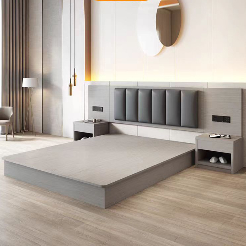 Hotel Bed Hotel Room Bed Hotel Special Bed Box List Double Bed Apartment Homestay Furniture Standard Room Suite Furniture