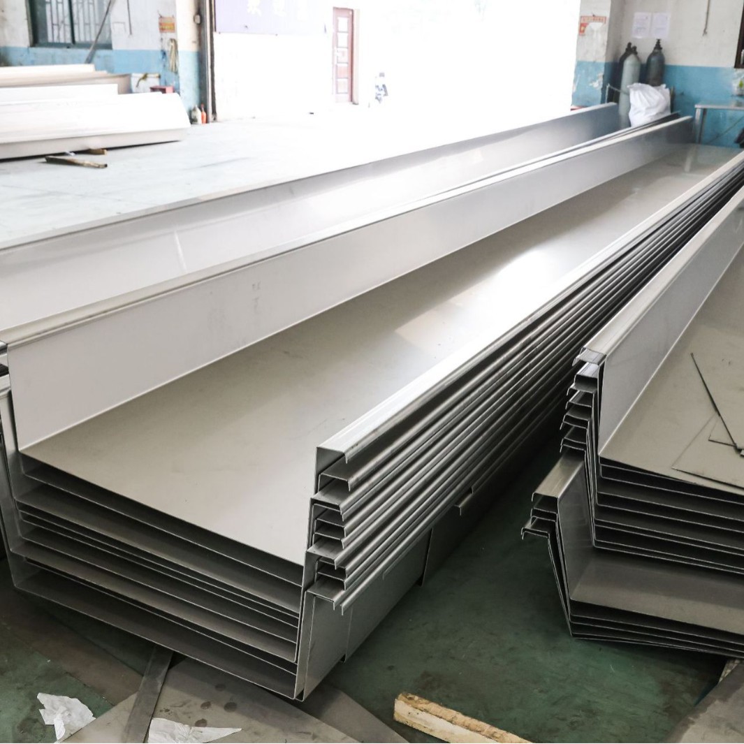 304 Stainless Steel Gutter Drainage Trough 201 Stainless Steel Rain Gutter Roof U-Shaped Groove 316L Drainage Gutter