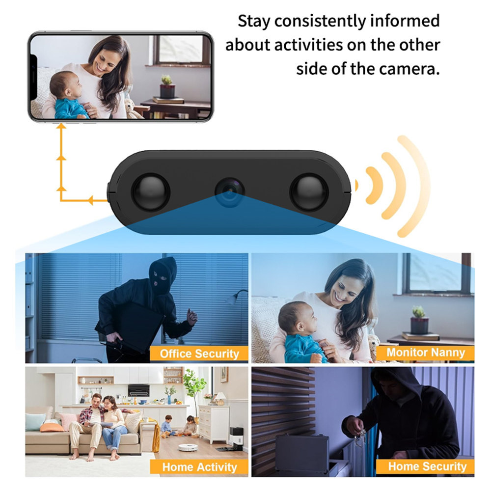 Cross-border explosions XD wireless WIFI smart IR-CUT HD 1080P surveillance camera does not contain built-in battery