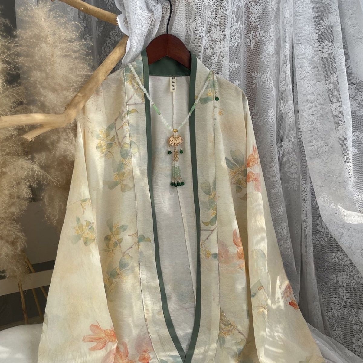 New Chinese-style Song-made Hanfu Summer New Airplane Sleeves Daily All-match Thin Retro Style National Fashion Super Immortal Texket