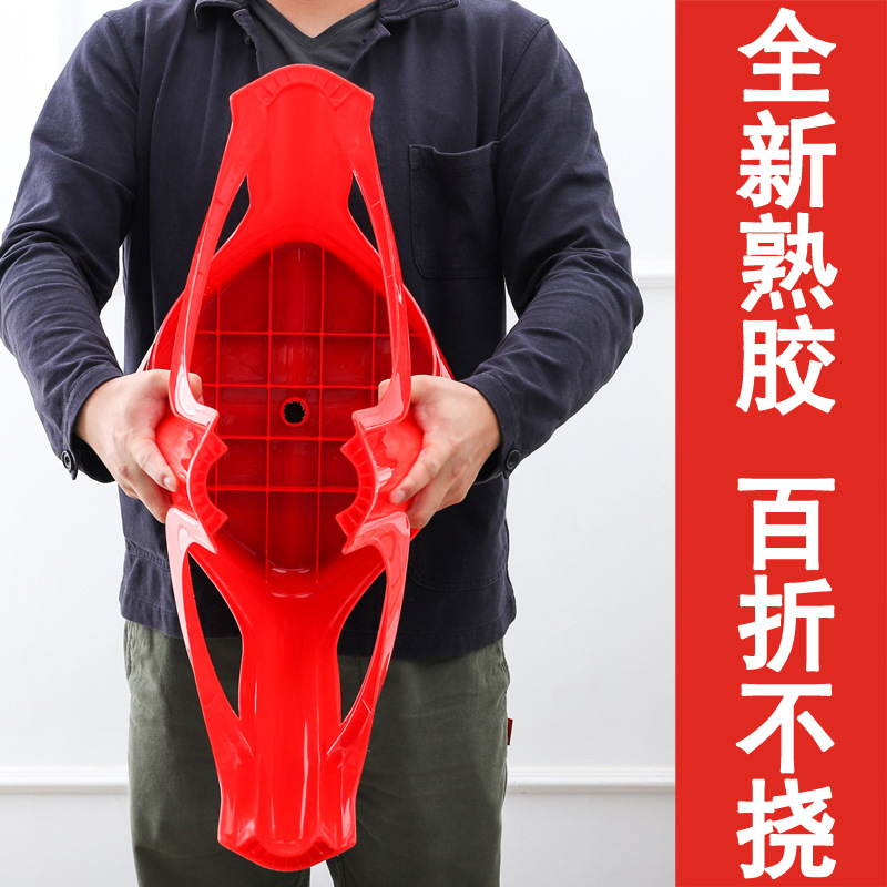 Plastic Stool Thickeneded Household High Stool Cooked Plastic Bench Adult Living Room Dining Table and Chairs Simple Plastic Square Stool Zhaozhisun