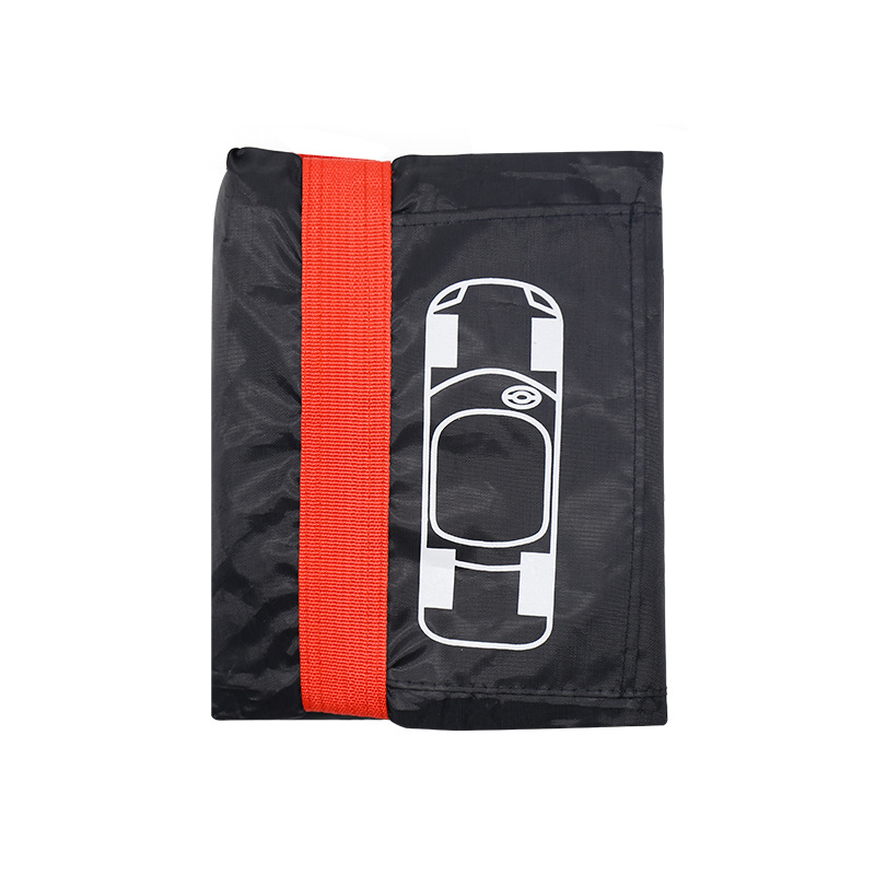 Cross-border car tire protective cover 190T polyester taffeta tire sunscreen dust-proof spare tire storage bag adjustable