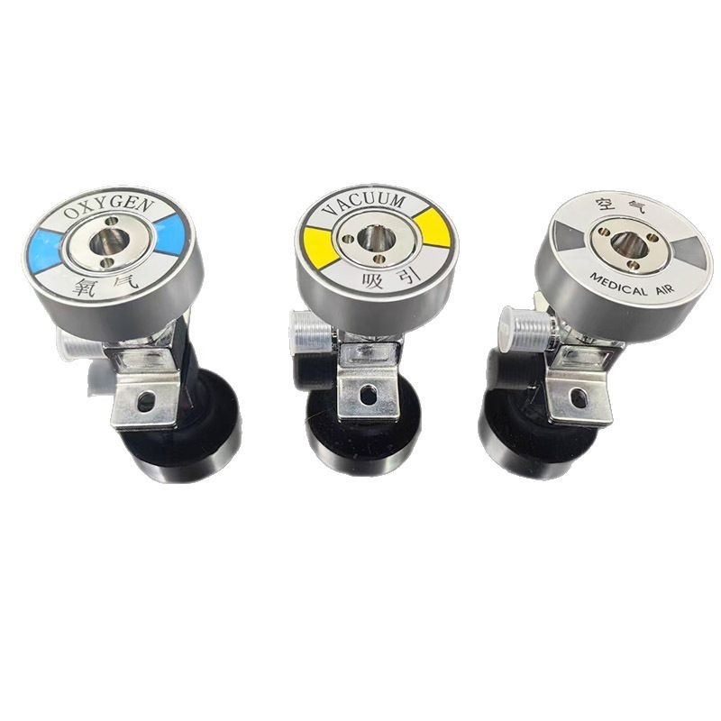 German Standard Metal Gas Terminal Medical Emergency Center Oxygen Air Terminal Cardinal Welding Negative Pressure Suction