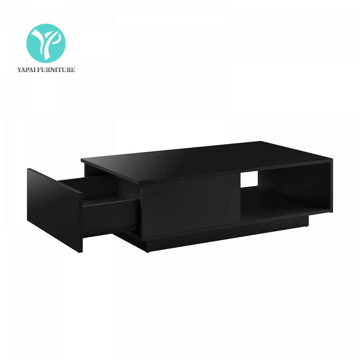 Amazon Cross-Border Supply Factory Panel Furniture Coffee Table Coffee Table Simple Storage with Drawer Living Room Wholesale