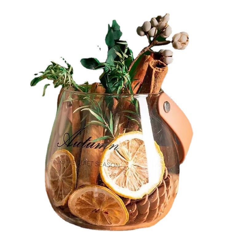 Fireless Aromatherapy Cinnamon Eternal Flower Material Natural Plant Dried Flower Fruit Portable Cup Long-Lasting Fragrance