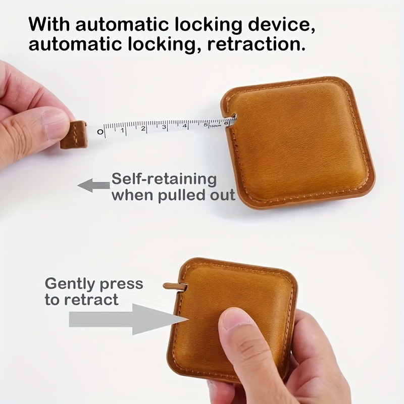 2025 New Cross-Border Dropshipping 1 Imitation Leather Round Tape Measure 60 Inches 150cm Cross-Border Dropshipping