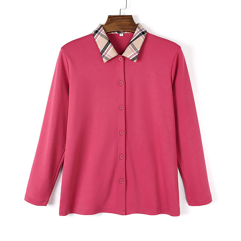 Women's Cardigan Autumn Coat, Pure Cotton, Elderly Autumn and Winter Thermal Wear, Cotton Base Layer, Grandma's Top, All-Cotton, New Autumn and Winter Style