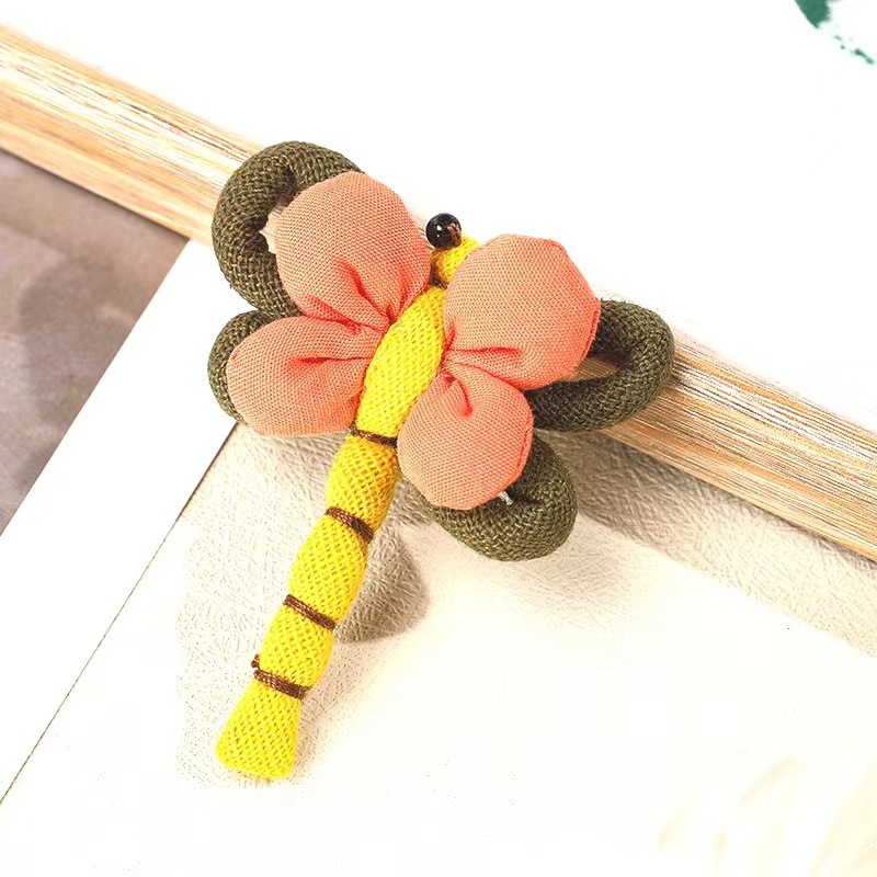 New Fabric Dragonfly Brooch Cartoon Animal Accessories Pendant DIY Cute Japanese Bag Accessories Accessories
