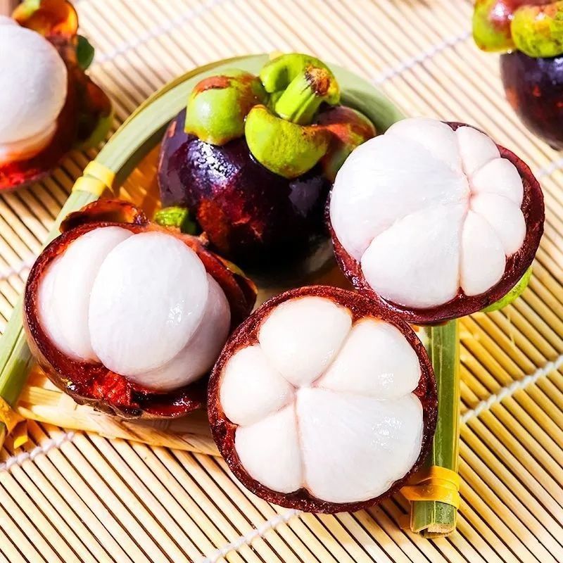 Thai Imported Mangosteen//Pound-Packed Fresh Seasonal Wholesale Large Fruits