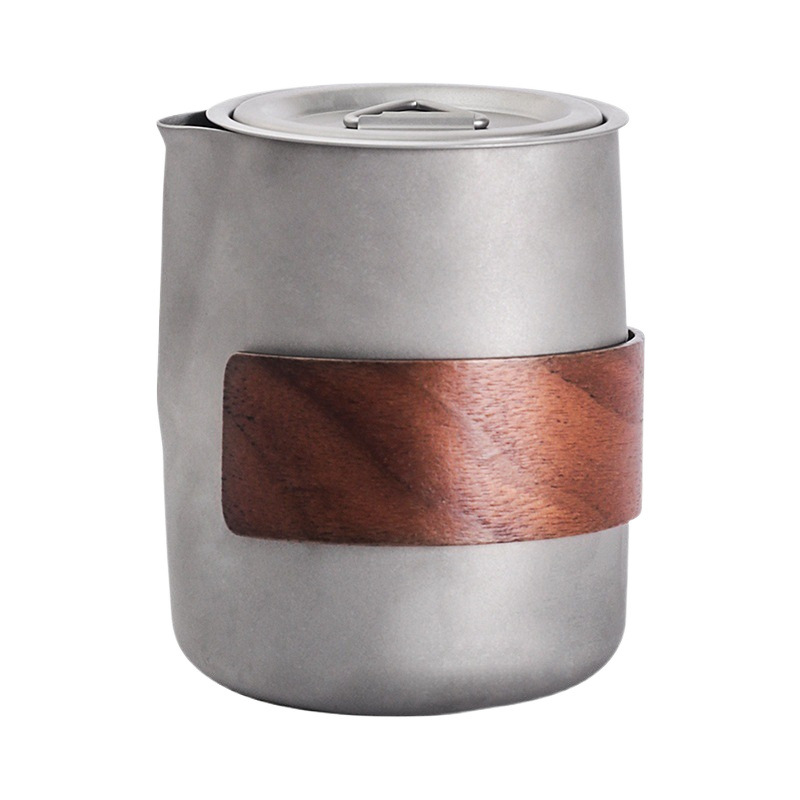 Outdoor Titanium Alloy Portable Travel Tea Set Titanium Element Tea Cup Lightweight Storage Gift Manufacturer