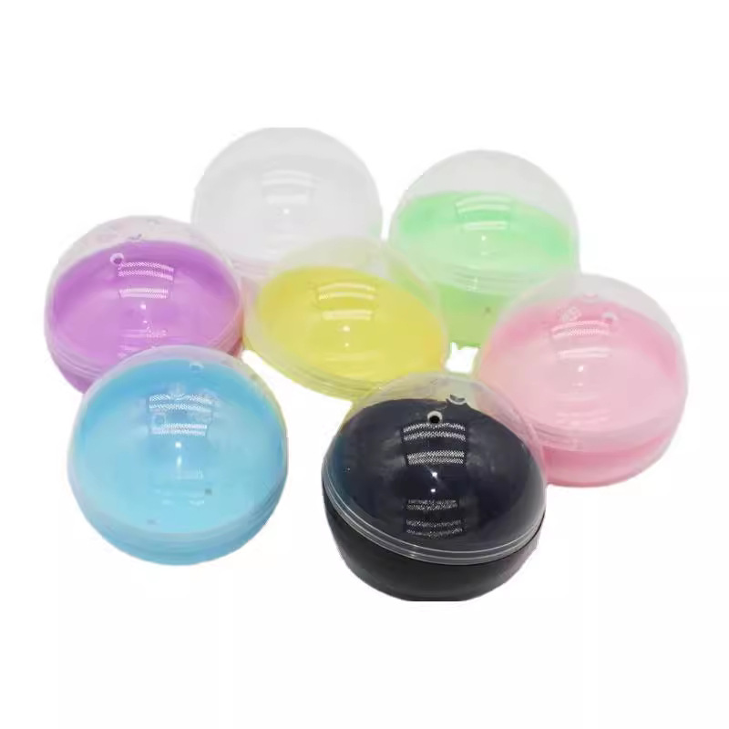Gashapon Capsule 50mm Round Transparent Gashapon Machine Lottery Children's Toy Plastic Ball Wholesale Macaron Color Doll