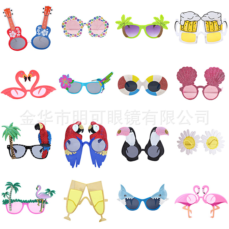 Очки для вечеринки на пляже кросс-бодер смешные реквизиты для селфи