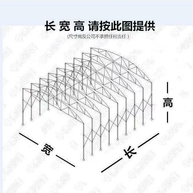 Spot mobile push-pull canopy tent big row car parking awning outdoor telescopic activities warehouse canopy