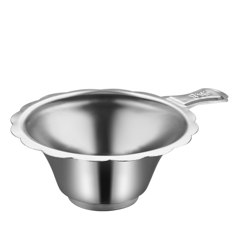 [Магнитный] Фильтр для чая из нержавеющей стали, большой кружевной фильтр