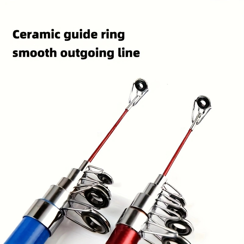 Foreign Trade Super Hard Sea Rod Set Combination Portable Fishing Rod Mini Fishing Rod Sea Rod Fishing Gear Fishing Rod Full Set