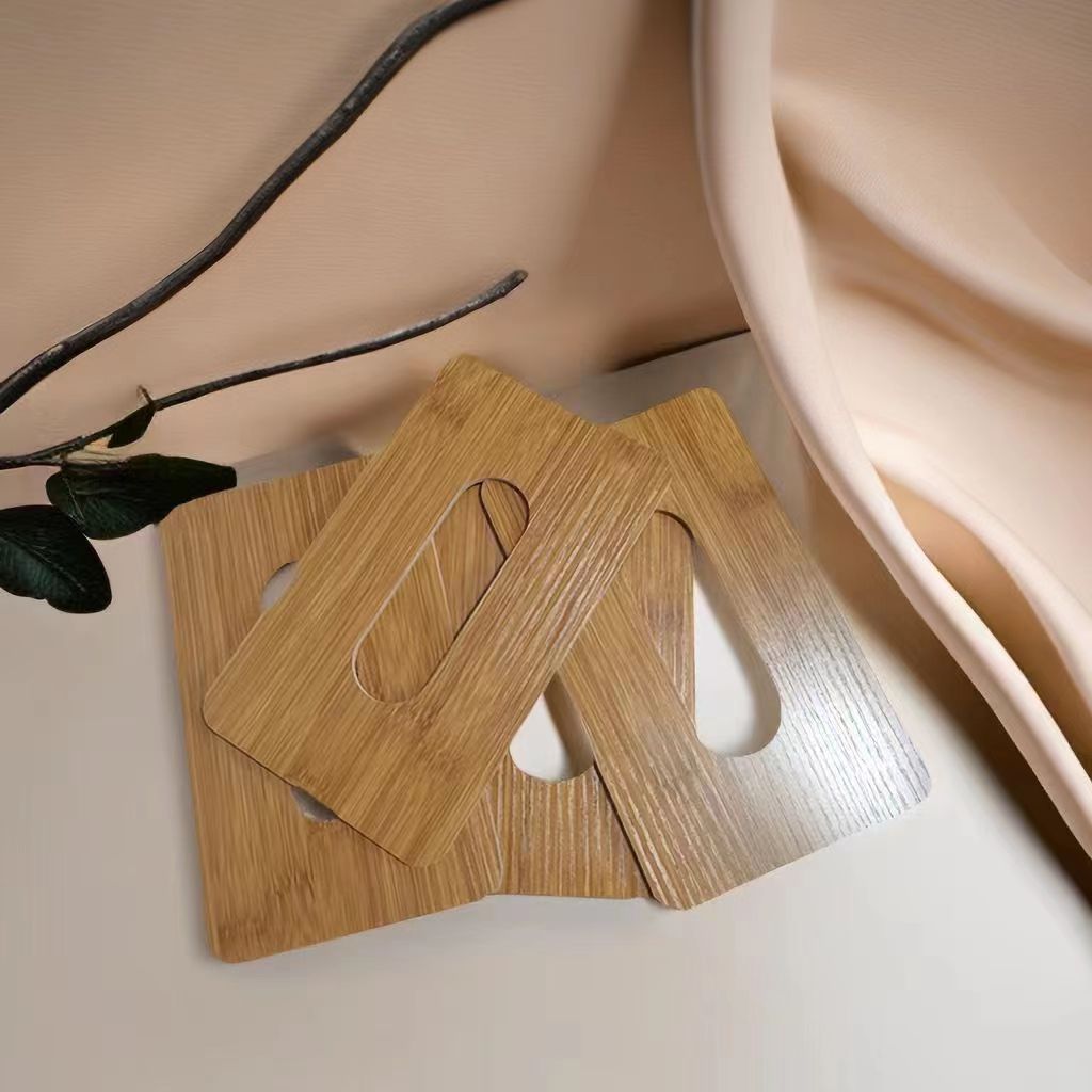 Factory Direct Supply Wholesale Density Board Processing Tissue Box Napkin Box Creative Simple Scandinavian Style Advertising Mdf Board