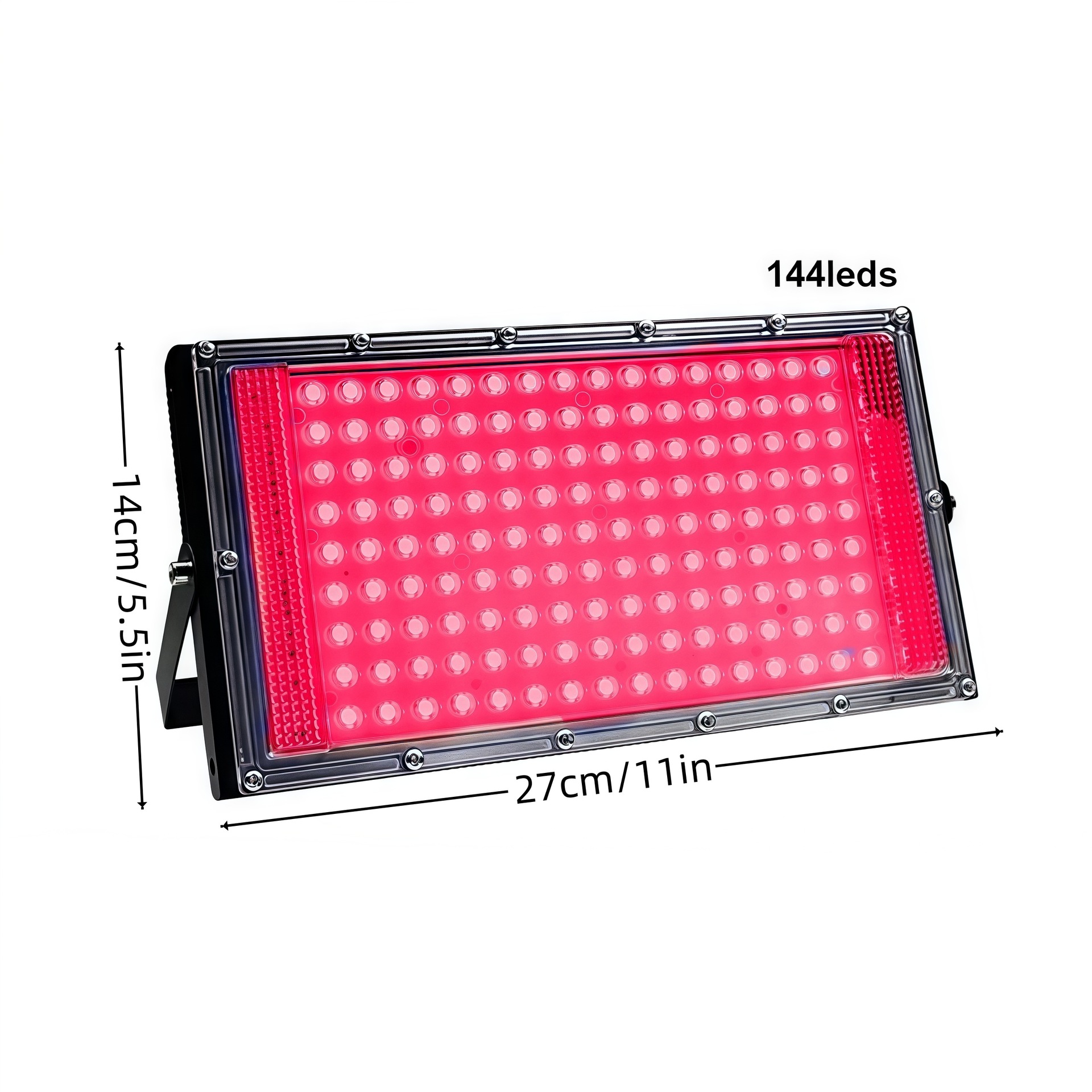 Cross-Border Infrared Light Physiotherapy Lamp Household Beauty Instrument Large Row 144 Beads Red Light Panel Lamp Beauty Physiotherapy Instrument 660Nm