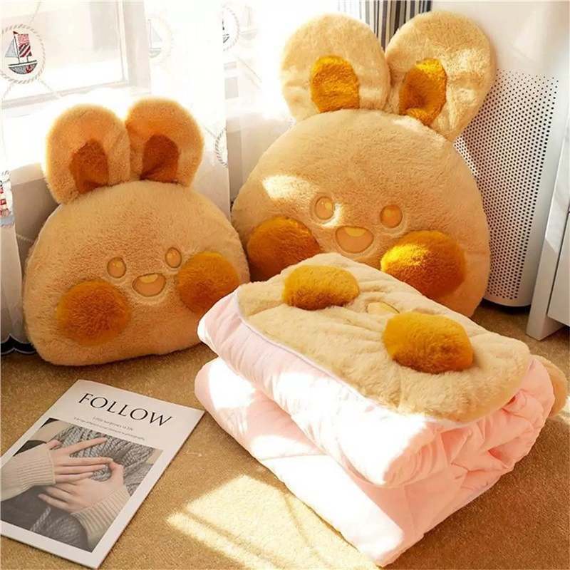 Подушка-одеяло для автомобиля, зимний плед, утолщенный, спальный подушка, двойного назначения, офисный обед