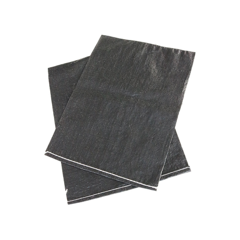 Brand New Carbon Black Woven Bag Flood Control Geotechnical Bag Wholesale Thickened Sun Protection Anti-aging Black Woven Bag