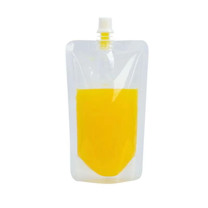 Transparent nozzle bag wholesale soybean milk bag disposable traditional Chinese medicine liquid juice drink yogurt soup bottom bag export manufacturer