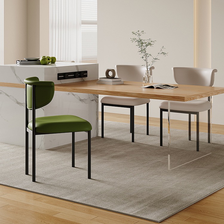 Dining Chair Home Light Luxury High-end Dining Chair Italian Style Minimalist Modern Designer Living Room Small Apartment Dining Room Stool