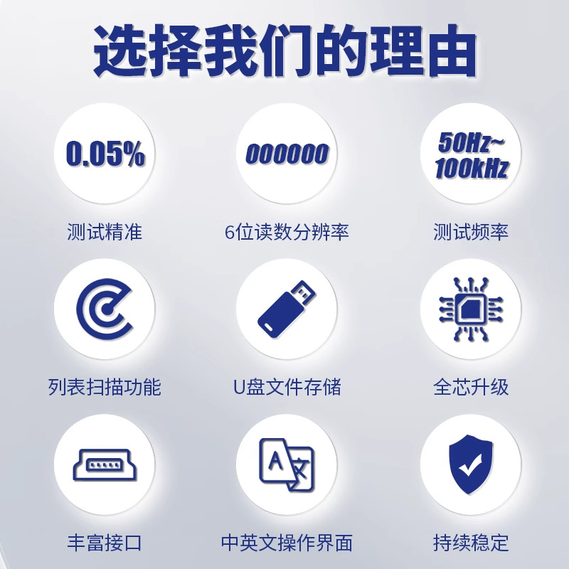 Tonghui Lcr Digital Bridge Th2830 Measurement Resistance Inductor Capacitance Meter Lcr Component Tester Accurate