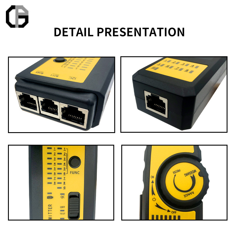 Factory wholesale network telephone line finder single-head on-off tester network cable tester adjustable sensitivity