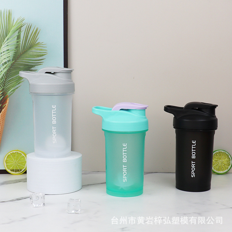 300ml Universal Portable Advertising Gift Cup Protein Powder Sports Water Cup Milkshake Cup Mixing Cup Pp Shaker Cup