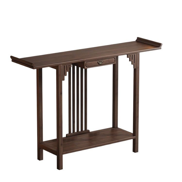 New Chinese Style Entrance Cabinet Modern Minimalist Entrance Table Zen Style Living Room Entrance Table Nets Narrow Table End View Table