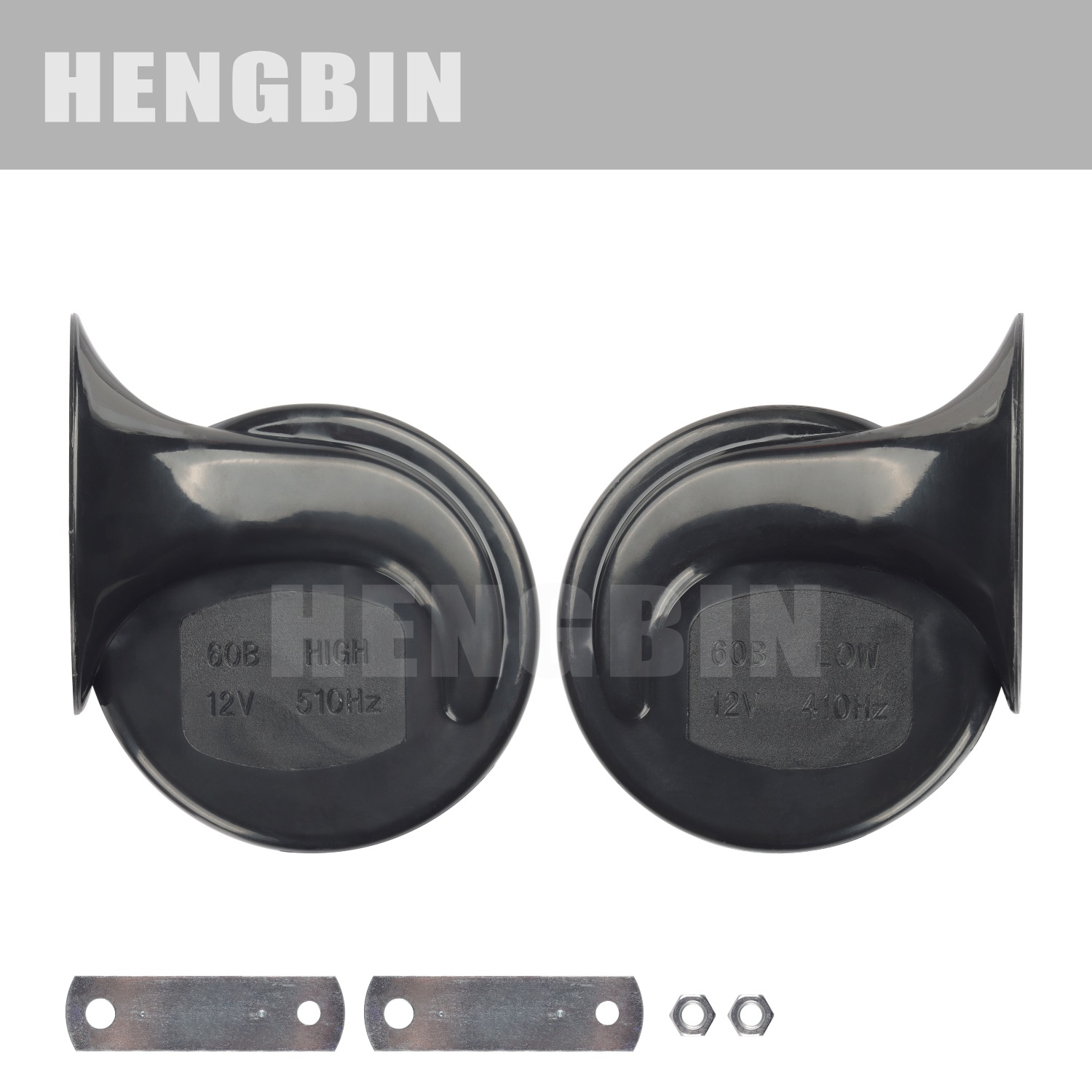 Производитель автомобильных улиток рогов оптовая модификация мотоцикла 12V высокий и низкий двухтональный свисток электрический рог пара 12V