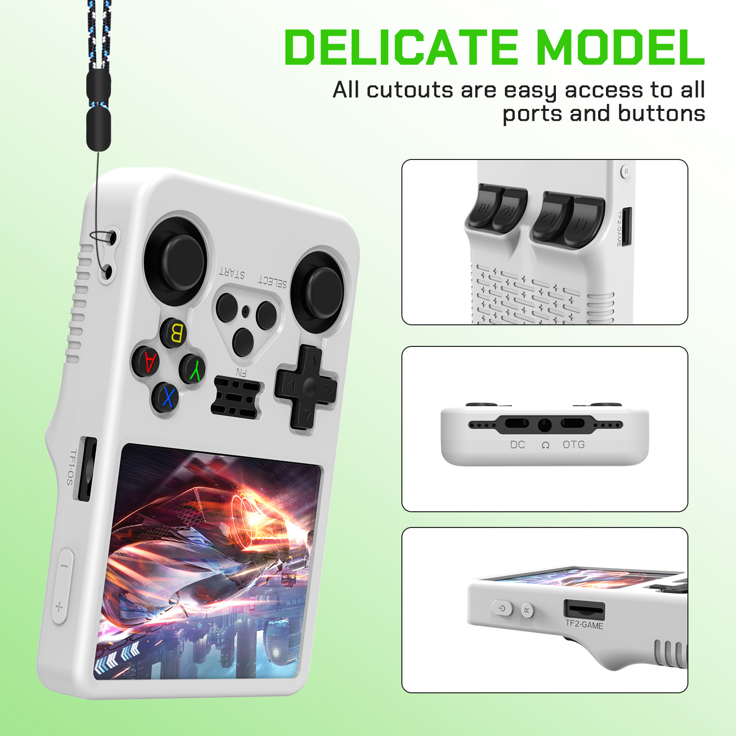 Suitable for R36S Handset Storage Protective Cover Open Source Arcade R36XX Silicone Protective Cover Home Game Machine