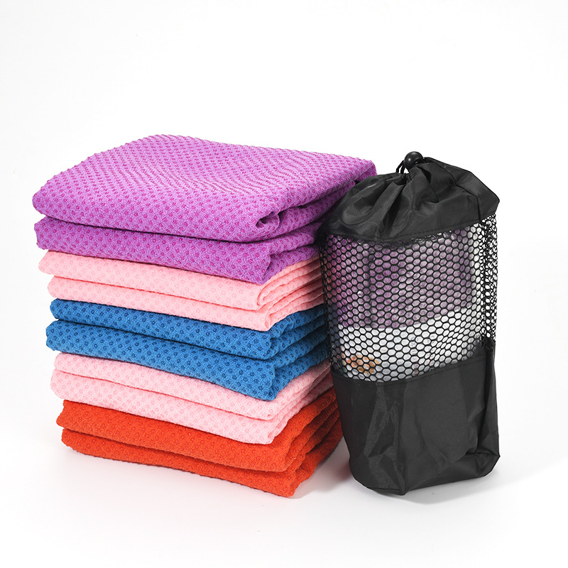 Microfiber Yoga Auxiliary Towel Straight Row Beach Towel Beach Swimming Printed Quick-Drying Water-Absorbent Yoga Sports Towel