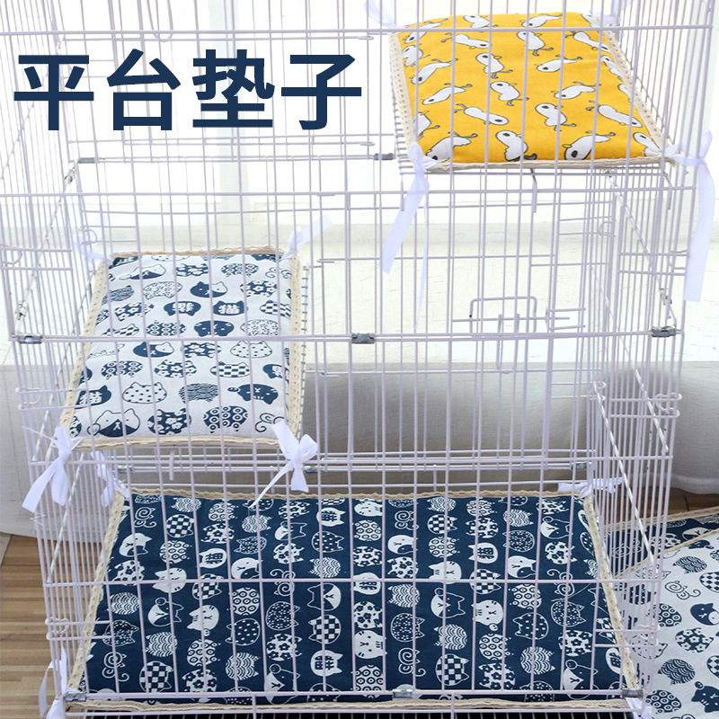 Подушка для платформы кошачьей клетки, двусторонняя, стеганая, универсальная, оптовая продажа