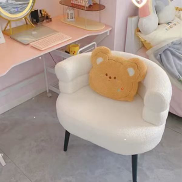 Big BOBO Chair Lazy Sofa Fully Surrounded Comfortable Makeup Stool Junior High School Bedroom Sofa Makeup Table Stool Cashmere Sofa