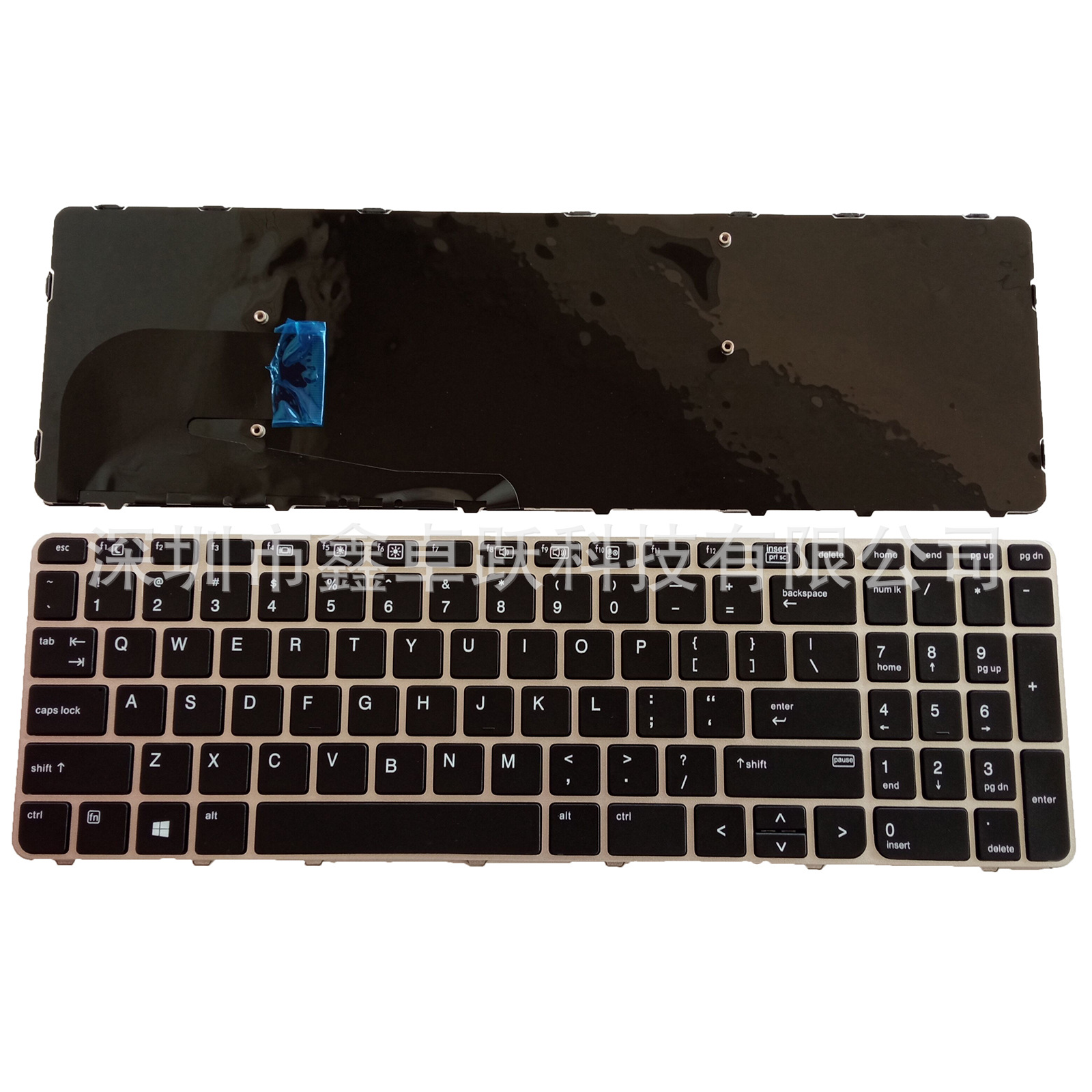 Подходит для HP 755 G 3 850 G 3 850 G4 ZBook 15u G3 G4 клавиатура серебряная рамка