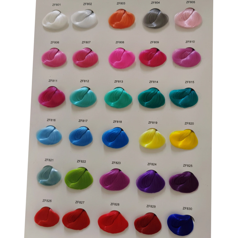 Manufacturers SuPPly Barbie Hair Pp Wig Straight Curly Hair Silk Vinyl Toy Doll Hair