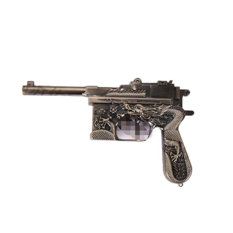 Wholesale Classic Nostalgic Toy Plastic Mauser Gun with Dragon Pattern Military Model Children Toy Gun Show Props