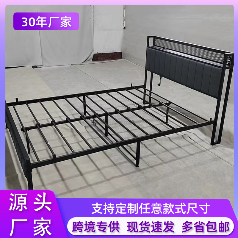 Двухъярусная и односпальная кровать, утолщенная конструкция, современный стиль