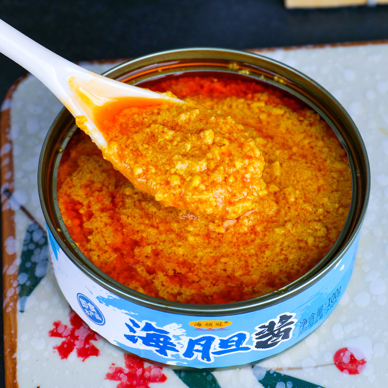 Canned sea bile sauce Instant sea bile yellow Seafood sauce Seasoning sauce under the food mixed with noodles sauce factory wholesale