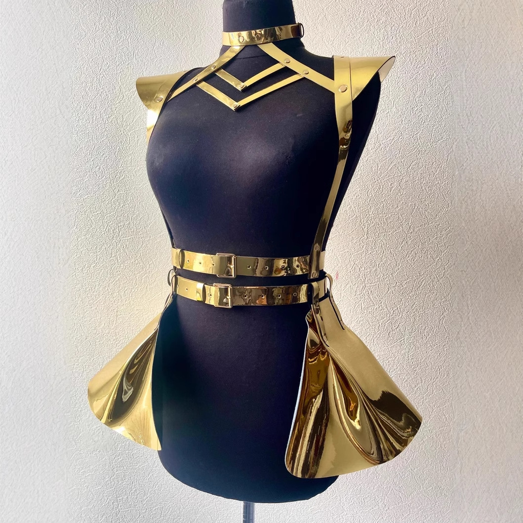 Европейский и американский кросс-браундер лазерный цветной кожаный пояс для сценического выступления модный пояс