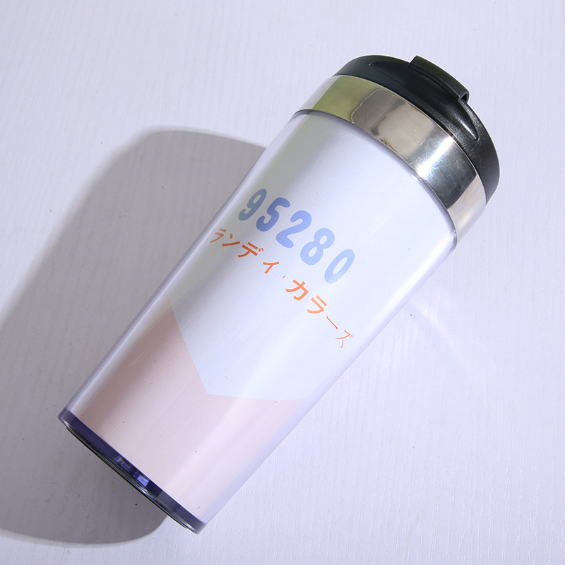 Factory wholesale double stainless steel cardboard double accompanying Cup creative water cup gift coffee cup
