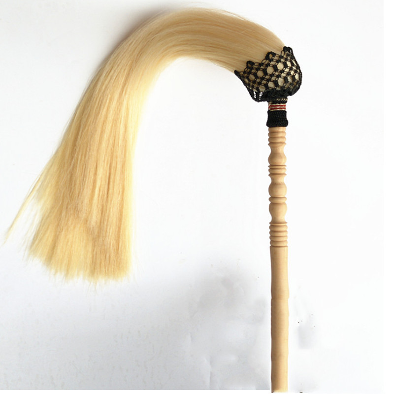 Даосские принадлежности, пыль Будды, деревянная ручка, имитация хвоста