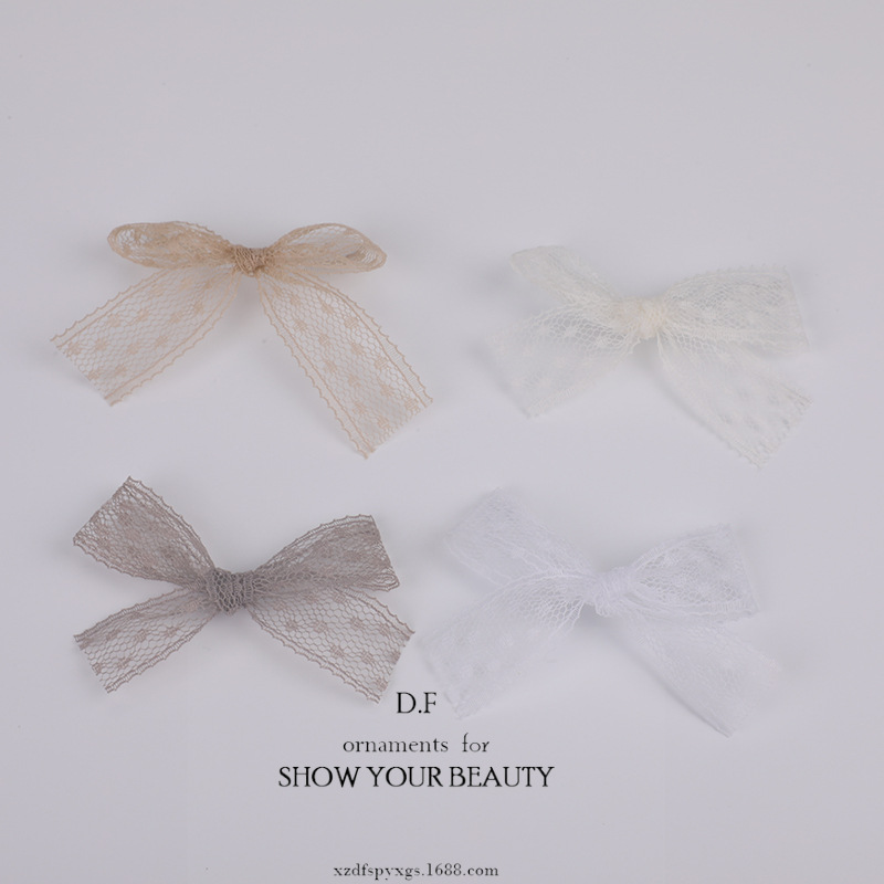 Bow Accessories Handmade Hair Ornaments Mesh Gift Box Packaging Accessories Lolita Clothing Hood Decoration Accessories