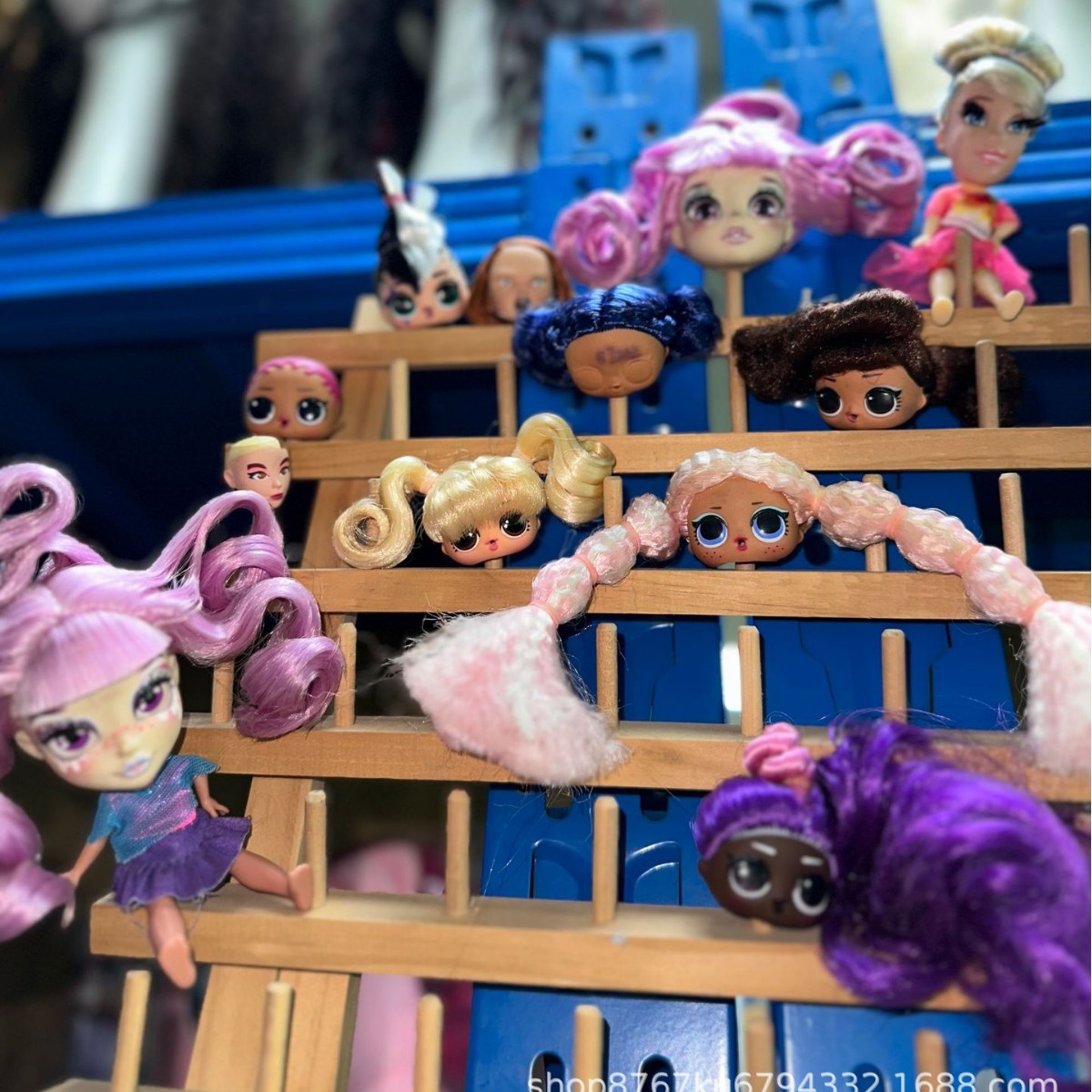 Custom-Made Pa Nylon Hair, Rubber Doll Hair, Rubber Doll Hair, Rubber Doll Head Car Hair Transplant Processing