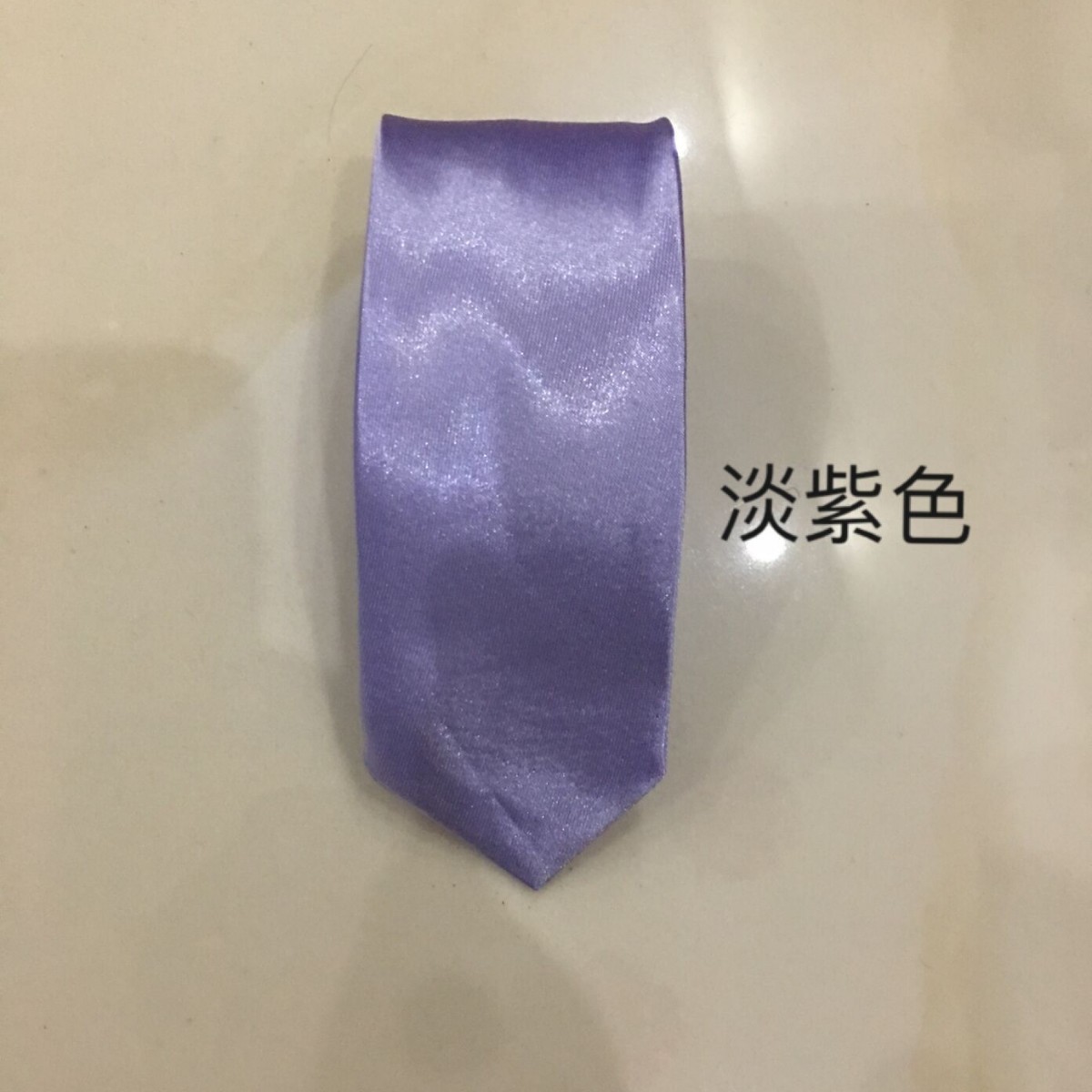 Tie men's business 5cm Korean style solid color narrow tie casual small tie black 5CM groom wholesale